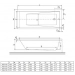 Ванна акриловая Excellent Wave Slim Ванна акриловая Excellent Wave Slim